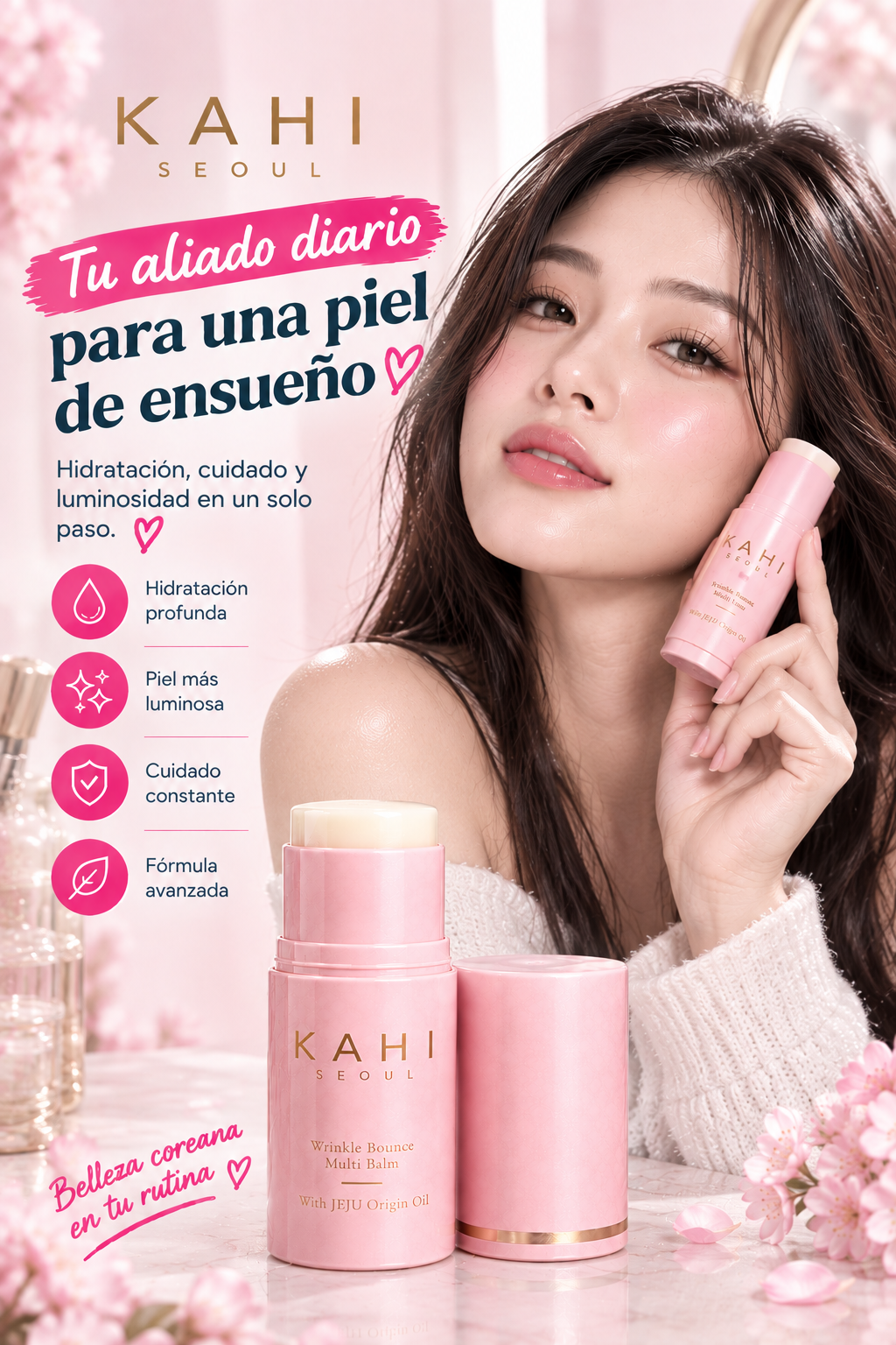 K-Glow Rejuvenecedor - Bálsamo facial coreano con colágeno de salmón